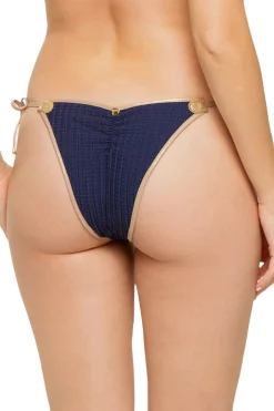 Despi Tie Side|High Leg-Buzios Reversible Brazilian Bikini Bottom