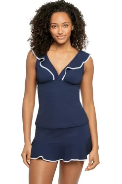 Tommy Bahama Tank|Tankinis-Cabana Ruffle Tankini Top