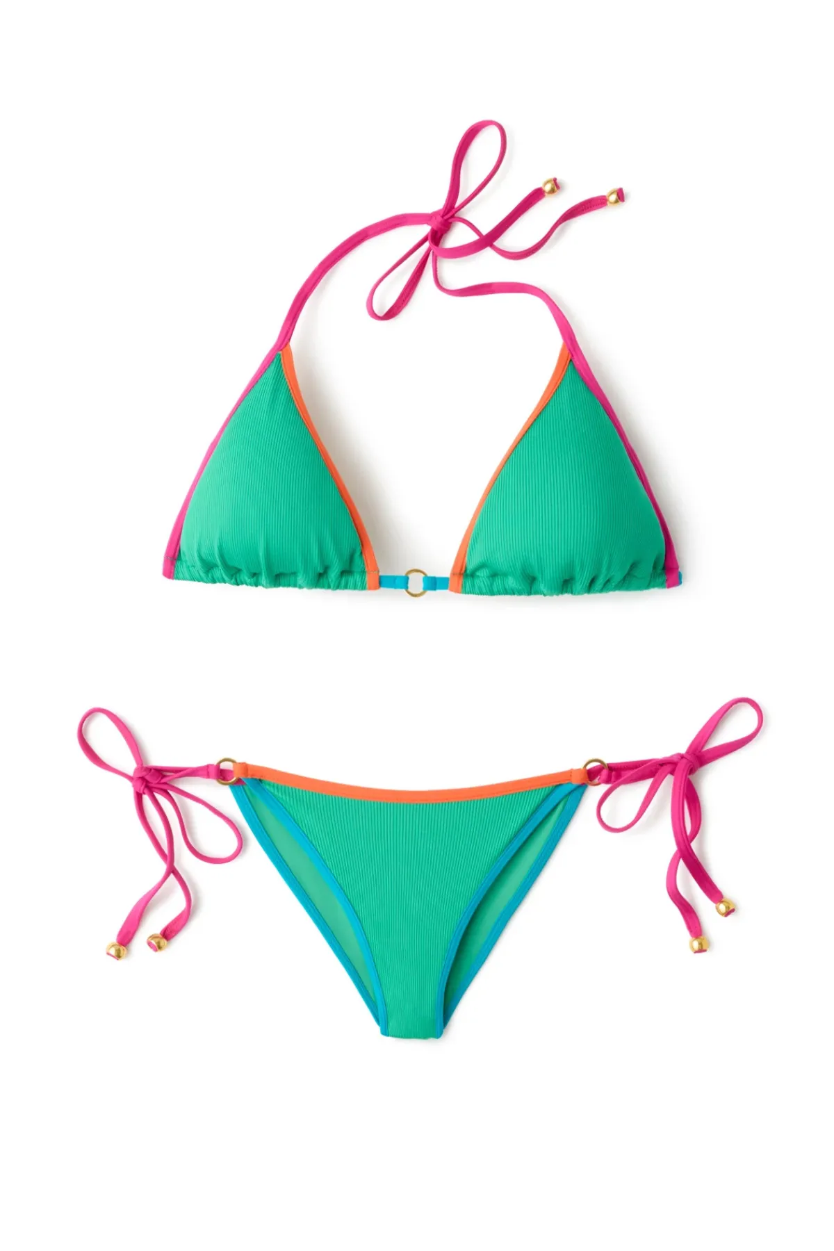 Summerful High Leg|Tie Side-Cabo Brazilian Bikini Bottom