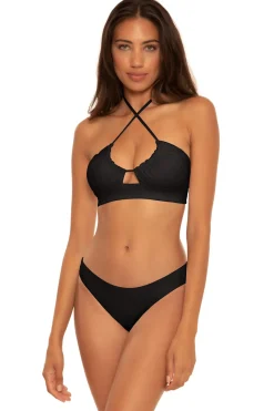 Becca by Rebecca Virtue Halter|Bikinis-Candice Banded Halter Bikini Top
