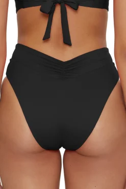 Becca by Rebecca Virtue High Leg|High Waist-Carolina High Waist Bikini Bottom