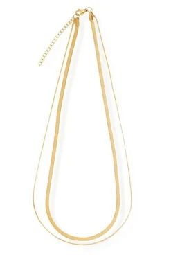 Ellie Vail Jewelry-Cassia Double Chain Necklace