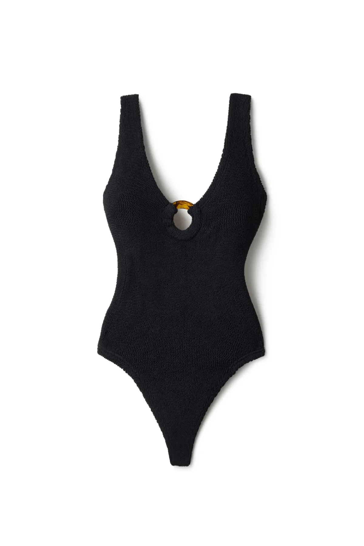 Hunza G High Leg|Plunge-Celine One Piece Swimsuit