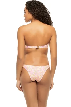 Kulani Kinis Bandeau|Bikinis-Champagne Blossom Bandeau Bikini Top
