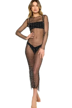 Beach Bunny Sundresses-Champagne Nights Mesh Dress