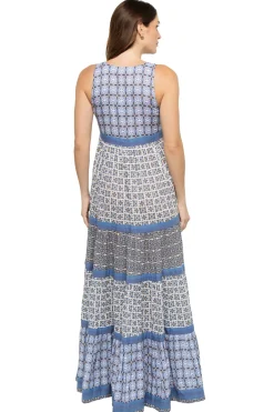 Ro's Garden Sundresses-Chennai Ruffle Maxi Dress