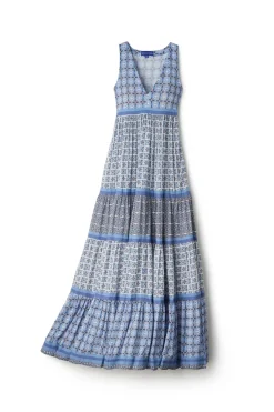 Ro's Garden Sundresses-Chennai Ruffle Maxi Dress