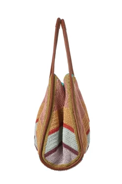 Bl^nk Bags-Cherry Blush Oversized Tote
