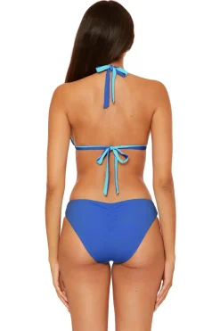 Becca by Rebecca Virtue Triangle|Halter-Cheryl Reversible Triangle Bikini Top