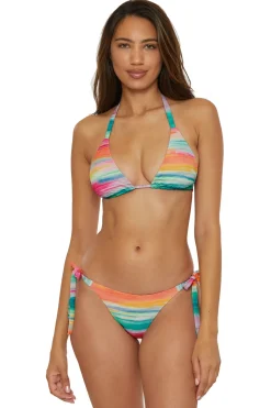 Becca by Rebecca Virtue Triangle|Halter-Cheryl Reversible Triangle Bikini Top