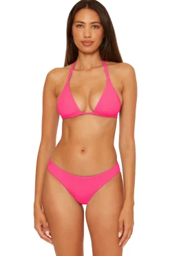 Becca by Rebecca Virtue Triangle|Halter-Cheryl Reversible Triangle Bikini Top