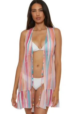Lucky Brand Kimonos / Robes|Tunics-Chiffon Kimono