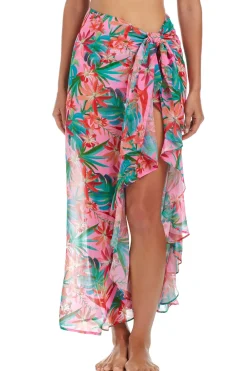Bleu Rod Beattie Sarongs / Pareos-Chiffon Ruffle Pareo