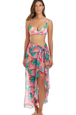 Bleu Rod Beattie Sarongs / Pareos-Chiffon Ruffle Pareo