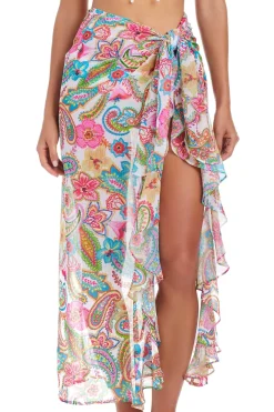 Bleu Rod Beattie Sarongs / Pareos-Chiffon Ruffle Sarong