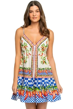 Farm Rio Sundresses-Chili Mini Dress