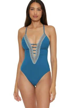 Becca by Rebecca Virtue Plunge|One Pieces-Clare One Piece Swimsuit
