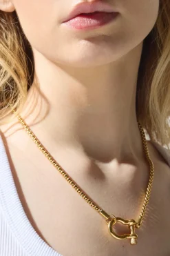 Ellie Vail Jewelry-Clarkson Shackle Necklace