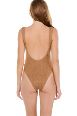 Hunza G Tank|One Pieces-Classic Square Neck One Piece Swimsuit