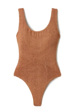 Hunza G Tank|One Pieces-Classic Square Neck One Piece Swimsuit