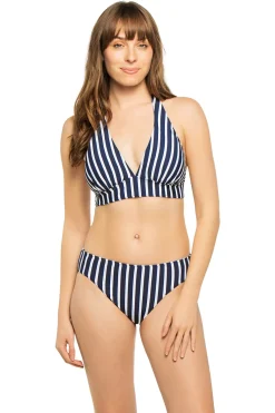 Tommy Bahama Triangle|Halter-Coastline Reversible Halter Bikini Top
