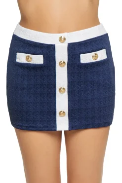 L'Agence Matching Sets|Bottoms-Coco High Waist Swim Cover Skirt