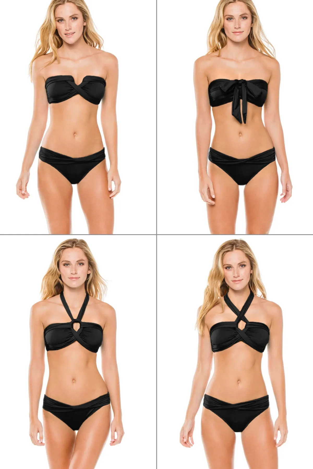 Seafolly Bandeau|Bikinis-Convertible Bandeau Bikini Top