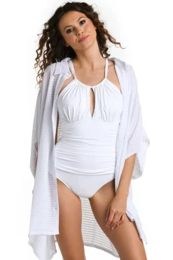 La Blanca Sundresses-Convertible Shirt Dress