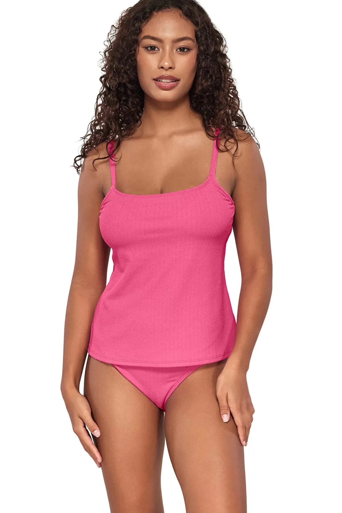 Pacifica by Sunsets Tank|Tankinis-Coralie Convertible Strap Tankini Top (D+ Cup)