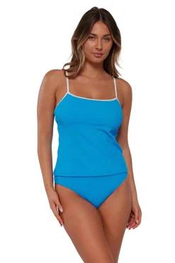 Pacifica by Sunsets Tank|Tankinis-Coralie Convertible Strap Tankini Top