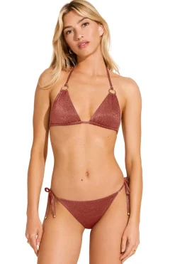 Vitamin A Triangle|Halter-Cosmo Triangle Bikini Top