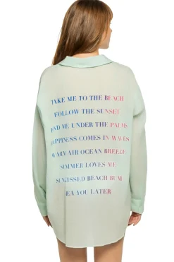 Surf Gypsy Shirt Dresses-Cotton Boyshirt