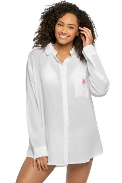 Surf Gypsy Shirt Dresses-Cotton Boyshirt