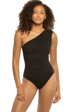 Haight Asymmetrical|One Pieces-Crepe Maria One Piece Swimsuit