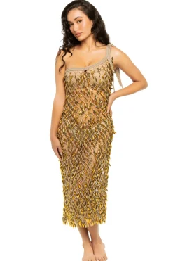 My Beachy Side Sundresses-Crochet Beaded Convertible Dress
