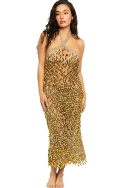 My Beachy Side Sundresses-Crochet Beaded Convertible Dress
