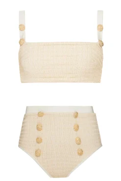 PatBo High Waist|Bikinis-Crochet High Waist Bikini Bottom