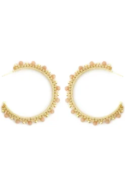 Frill Jewelry-Crochet Hoop Earrings