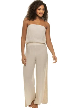 Elan Bottoms|Jumpsuits / Rompers-Crochet Jumpsuit