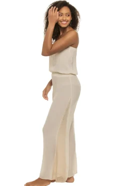 Elan Bottoms|Jumpsuits / Rompers-Crochet Jumpsuit