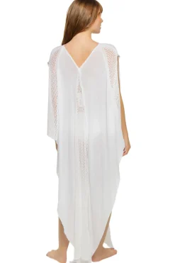 Elan Caftans-Crochet Long Sleeve Caftan