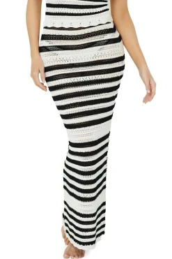 PQ Swim Matching Sets|Bottoms-Crochet Maxi Skirt