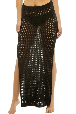Elan Matching Sets|Bottoms-Crochet Maxi Skirt