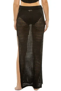 Elan Matching Sets|Bottoms-Crochet Maxi Skirt