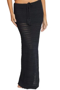 PQ Swim Bottoms-Crochet Maxi Skirt