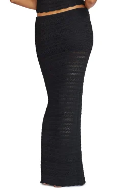 PQ Swim Bottoms-Crochet Maxi Skirt