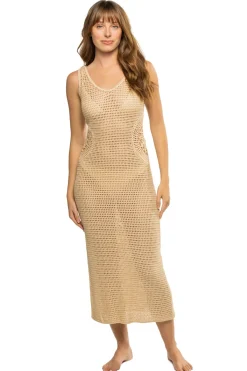 Elan Sundresses-Crochet Midi Dress