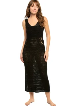 Elan Sundresses-Crochet Midi Dress