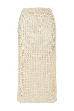 My Beachy Side Matching Sets|Bottoms-Crochet Midi Skirt