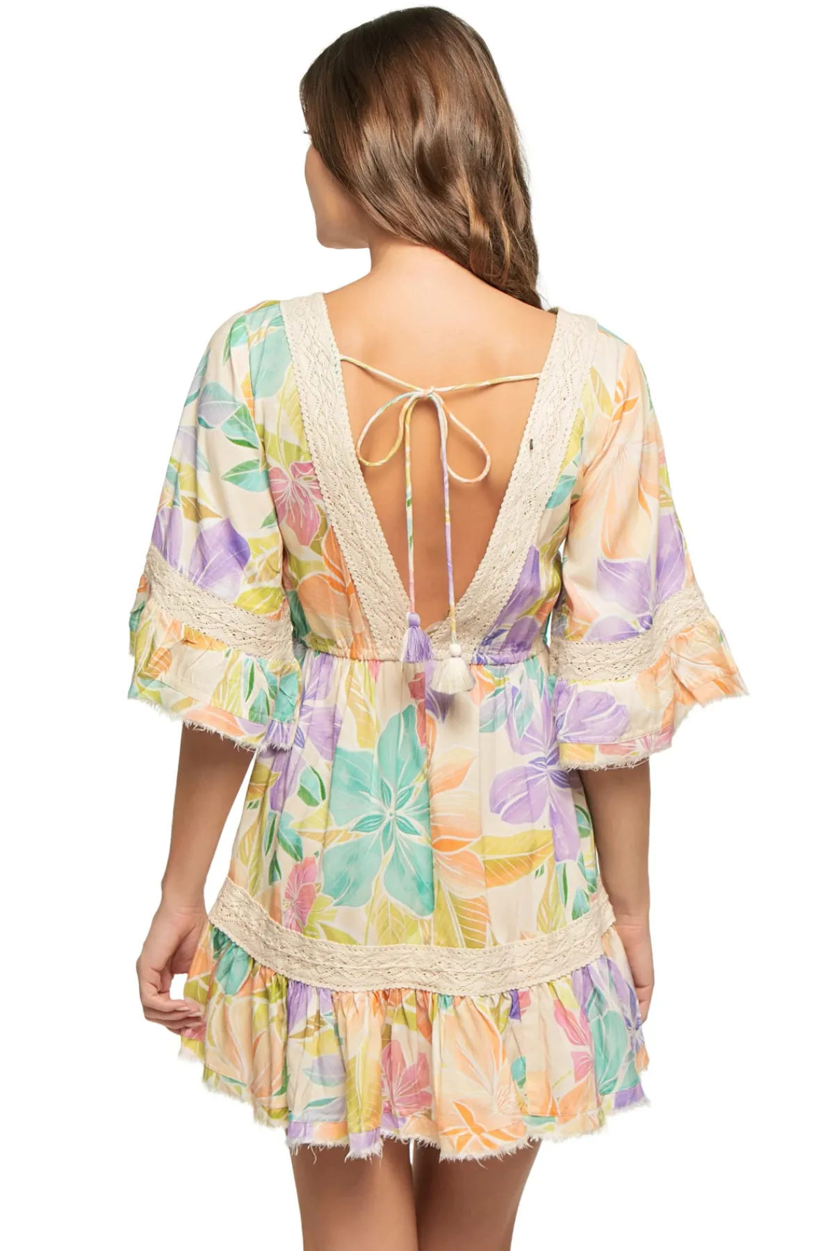 Z & L Europe Sundresses-Crochet Mini Dress